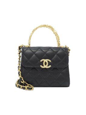 Chanel Chain Clutch Black
